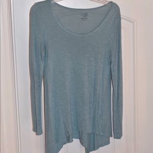 Teal Green Long Sleeve Top